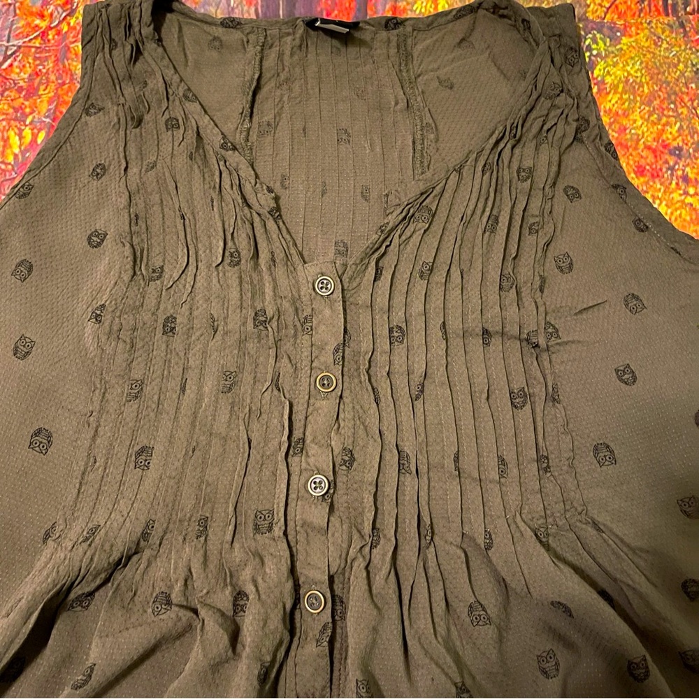 Torrid tank with owl print